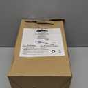 JOIEDOMI 7.8" Metal 3D Star Christmas Tree Topper Golden Glitter Decorations with 56 LED Warm White with Plug Timer Ornaments Treetop Home Holiday Party Indoor Decor