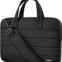 LUGGEX Laptop Bag 13-14 Inch, LTX02 360 Protective Laptop Sleeve with Shoulder Strap, Compatible with MacBook Air/Neo/Pro 13/14 Inch (LTX-Core, Black)