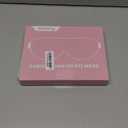 Heated Eye Mask - Cordless Eye Mask for Dry Eyes, Eye Relief, Improved Sleep, Washable Eye Heating pad for Travel and with Replaceable Shell (Champagne Blush)