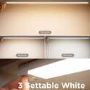 Under Cabinet Lighting Plug in, AC120V LED Motion Sensor Light Indoor 3000K/4000K/5000K, Super Bright, Linkable Under Counter Light for Kitchen,Closet,Shelf,Aluminum (32inch,White,2Pack)