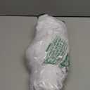 Long Maxi Floor Lengh Chiffon Skirt Elastic High Waist Bridesmaid Skirt (Small-Medium, White)