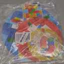 Zopeal Building Block Party Decoration 3 Tier Cupcake Stand with 24pcs Cupcake Toppers Colorful Blocks Birthday Cake Stand Holder Cardboard Dessert Tower for Brick Birthday Party Supplies Decoration