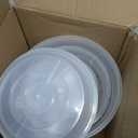 12 Pack Plastic Orchid Pots with Holes, 5 Sizes 3, 4, 5, 6,7 Inch Clear Orchid Pots for Repotting with Saucers Drainage and Plant Stakes, Large Small Breathable Orchids Planter Plant Pot