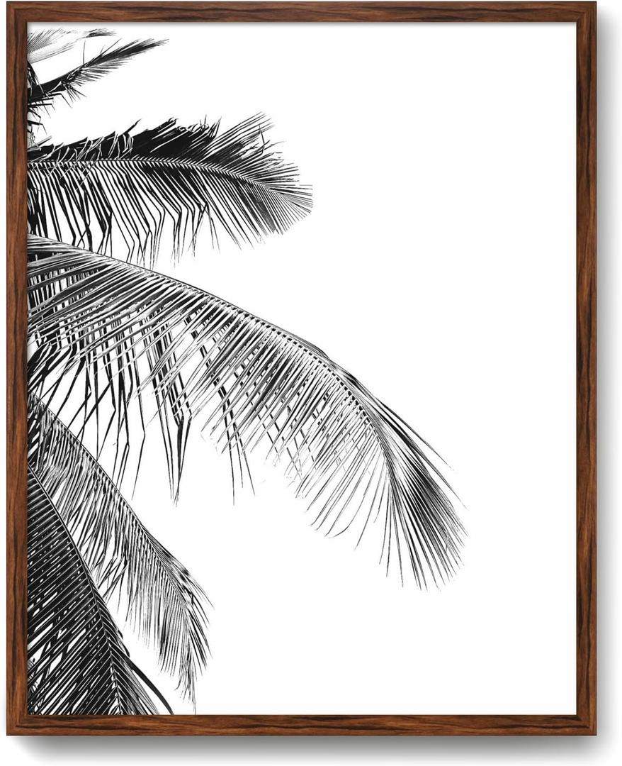 Rustic Walnut 22x28 Frame - Single Frame, 22 x 28 Poster Frame for Artwork, Puzzles, Photos and Movie Posters Picture Frames, Perfect Christmas Frame