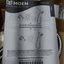 Moen Ronan Spot Resist Brushed Nickel Single-Handle Modern Tub and Shower Faucet with Square Handheld Rain Shower Spray Head Featuring Magnetix, Valve Included, 82022SRN