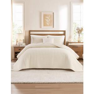 YnM Velvet Weighted Blanket, Ultra-Soft Heavy Bed Blankets, Heavy Weight Big Comforter, Oversized Bedspread & Home Decor Piece for All Season (Cream White, 90"x90" 15lbs, Full/Queen)