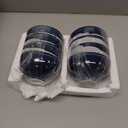 ZOOFOX Set of 8 Small Bowls, 10 Ounce Ceramic Bowls for Side Dishes, Reactive Glazed Serving Bowls for Rice, Cereal, Ice Cream, Condiments, Snacks