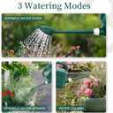 2 Gallon Watering Can, Garden Watering Can Outdoor, Plant Water Can with Removable Long Spout and Stainless Steel Sprinkler Head, Large Plastic Outdoor Watering Cans for Gardening Flower Plants
