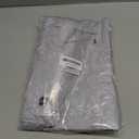 NLMUVW Round Tablecloth Vinyl with Elastic Edge Flannel Backing, Fitted PVC Table Cloth Waterproof Wipe Clean Table Cover for Picnic Party Outdoor, Light Grey, 40"- 44"