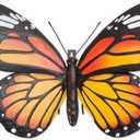 Bits and Pieces - Metal Monarch Butterfly Wall Art - Decorative Hanging Wall Sculpture for Your Home