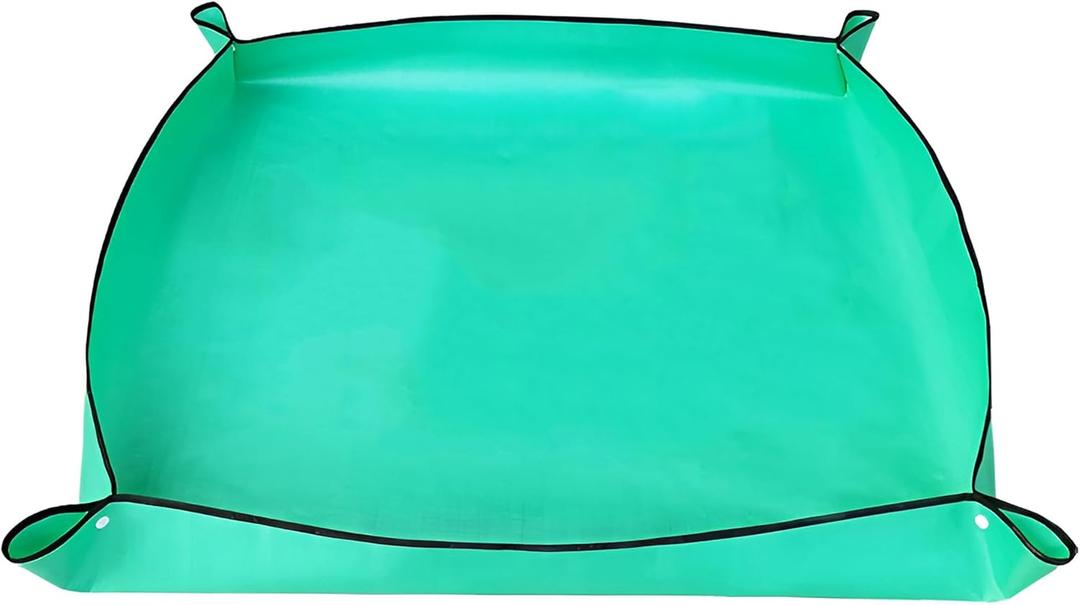 39.4" x 39.4" Large Plant Repotting Mat for Indoor Plants, Portable and Foldable Gardening mat, Waterproof Transplanting Potting Mat Gardening Tools Gifts for Gardener