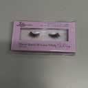 Lilly Lashes Sheer Band, False Eyelashes with Invisible Band Lashes, Half Lashes Natural Look, Half Lash Cateye Style, Reusable Eyelashes 20x, Lash Glue not Included, 13.5mm (Enticing)