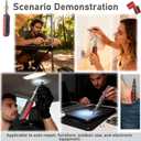 Magnetic Ratcheting Screwdriver Set, 180 Degree Adjustable screwdriver,Holding Up To 47 Bits with Phillips Slotted Hex Torx Bits, 48-Tooth Ratcheting Screwdriver for Small Spaces