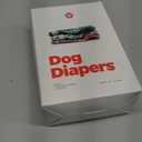 Pet Parents® Washable Dog Diapers (3pack) + Extendrs® of Durable Doggie Diapers, Premium Dog Diapers Female (Medium, Daisy)