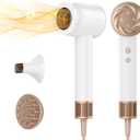 Dreame Glory Mix High-Speed Hair Dryer, Dual Voltage, 3 Magnetic Nozzles, Perfume Infusion, Customized Fragrant Drying, NTC Control, 300M Negative lons, 110,000RPM Motor, 336g Lightweight, White