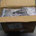 SONGMICS 50 Pack Coat Hangers, Heavy-Duty Plastic Suit Hangers, S-Shaped Opening, Space-Saving, 360 Swivel Hook, 16.3 Inches Wide, Light Gray and Dark Gray UCRP41G-50