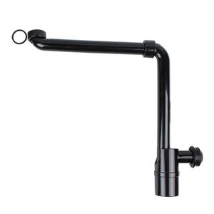 Adjustable Sink Drain Trap 1-1/4Inch Space Saving Sink Waste Trap Bathroom Drain Pipe Rotating Sink Waste Trap