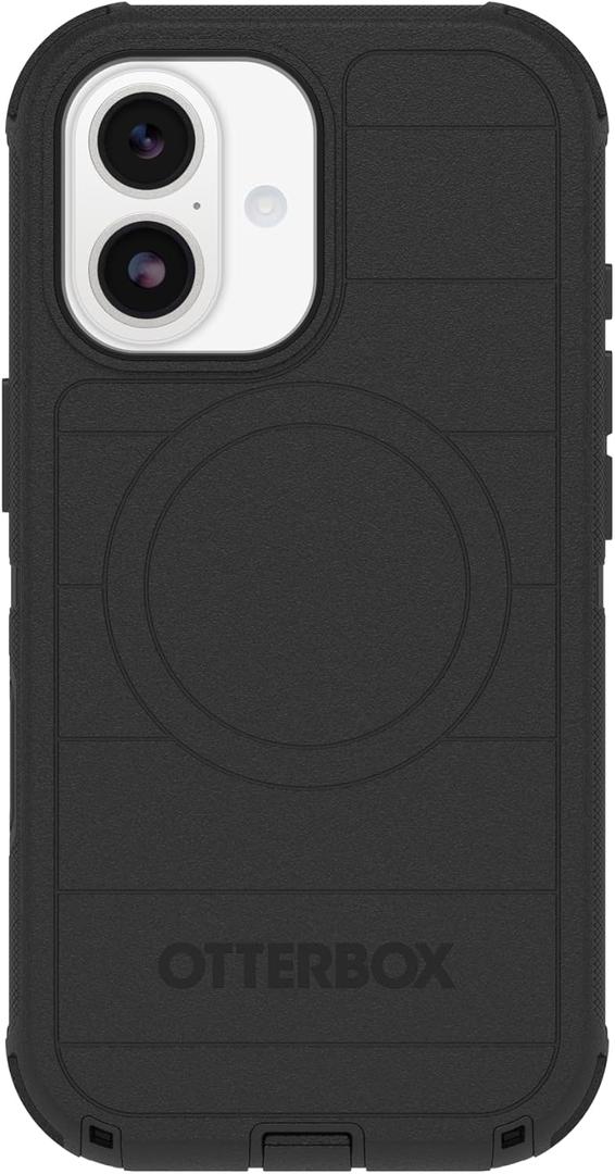 OtterBox iPhone 17 Defender Pro Series Case - Black - Tough, Rugged & Durable iPhone Case, Snaps on MagSafe