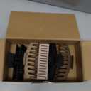 TOCESS Big Hair Claw Clips for Women - Neutral Large Claw Clip for Thin Thick Curly Hair 90's Strong Hold 4.33 Inch Nonslip Matte Jumbo Hair Clips (8 Pcs) (Assorted B.Black, Brown, Beige, Light Pink)