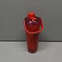 STANLEY Vitalize Shaker Bottle 20 oz | Leakproof Insulated Stainless Steel Shaker Cup | Base Storage and Twist On Fast Flow Lid | Protein Shakes and Pre Workout Powder | BPA-Free | Chili Red