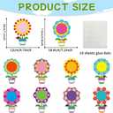 80Pcs Flower Pot Bulletin Board Decorations,Spring Theme Colored Plant Pot Cut-Outs Classroom Decor for Boy Girl DIY Photo Craft Kindergarten School Wall