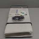 INOVADAY 100% Blackout Curtains for Bedroom, Black Out Curtains 84 Inch Long, Clip Rings Linen Blackout Drapes, Thermal Insulated Room Darkening for Living Room, 2 Panels - Beige,W50xL84