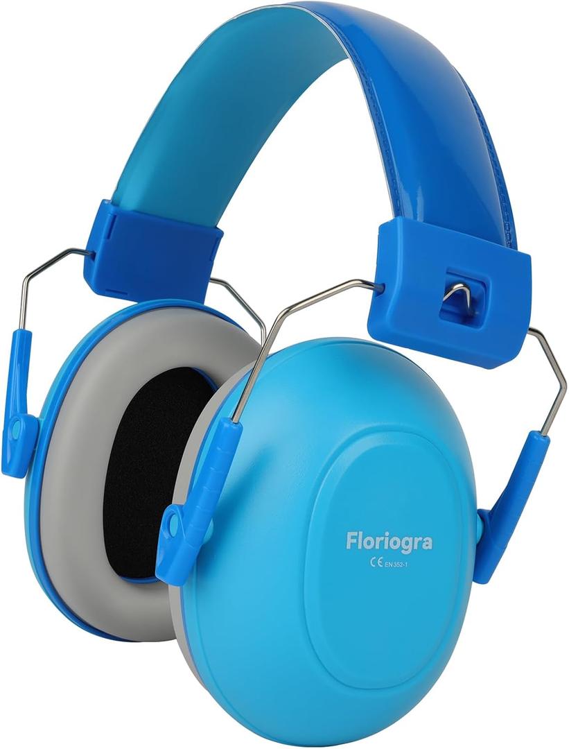 Noise Cancelling Headphones for Kids, Kids Ear Protection 28dB SNR Noise Reduction Ear Muffs for 3-16 Years Toddler/Children, Noise Cancelling Headphones Hearing Protection For Fireworks/Monster Truck (Blue)