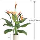 43'' Bird of Paradise Artificial Plant with Flowers Set of 2 Fake Trees