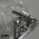 mocomax Basketball Return Attachment, 180 Rotatable Basketball Rebounder with 3 Stable Large Hooks for 18" Rim, Basketball Training Accessories for Outdoor & Indoor Solo Play & Practice (Black)