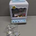 Skirfy Space Claw Machine for Kids, Large Electronic Game Vending Machine,Candy Dispenser Game for Kids,Birthday for Girls Boys(Blue)