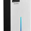 Dehumidifier for Home, 95 OZ Water Tank, (1000 sq.ft) Dehumidifiers for Bathroom Bedroom Basement RV with Drain Hose, Auto Shut Off White