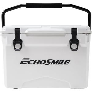 EchoSmile 25/30/35/40/60/75 Quart Rotomolded Cooler, Built to Stand up to The Rigors of The Journey (White)
