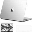 B BELK Compatible with MacBook Air 13 inch Case M5 2026 2025-2022 M4 M3 M2 A3449 A3240 A3113 A2681, [100% Official Color] [Slim Armor] Plastic Hard Shell for MacBook Air 13.6 inch Case, Matte Clear