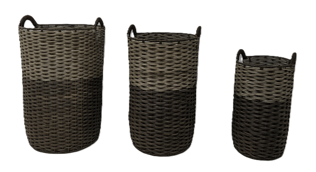 Knitted Baskets Set  3