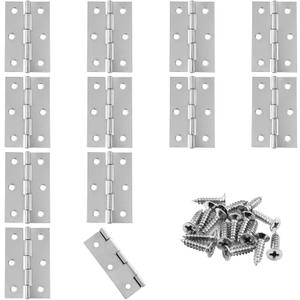 Murtenze 12 Pack 2.5 Inch Door Hinge, Silver Butt Hinges with Mounting Screws