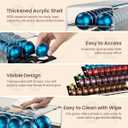 Acrylic Coffee Pod Drawer for Nespresso Vertuo Capsules, 3 Tier 60 Capacity Pods Organizer for Countertop Coffee Bar Home Office Kitchen