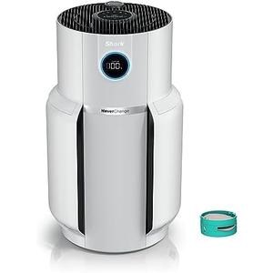 Shark Air Purifier with NeverChange Air Filter Technology, 5 Year HEPA Filter, Covers 1400 Sq. ft, Odor Neutralizer and Clean Sense Technology, Removes 99.98% of Dust & Allergens, HP302 