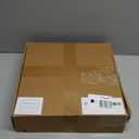 Winter Wreath for Front Door, 24 Inch Christmas Snow Covered Artificial Door Wreath with Purple Peonies, Green Leaves, Pine Cones and Berries, Winter Decor for Indoor or Outdoor