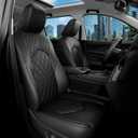 for Grand Highlander Seat Covers Full Set, 1:1 Custom Fit for Grand Highlander 2024 2025 2026 7 Seaters,2nd Row Captain Chairs Leather Seat Protectors(Black)