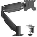 Suptek Ultrawide Monitor Arm Mount for 17 to 49 Inch Heavy Duty Curved Screen,Holds 46.2 lbs,Adjustable Gas Spring Monitor Arm Desk Mount Stand,75/100mm Vesa Mount,Black