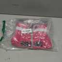 FUAMEY Dog Coat, X-Large, Pink, Faux Fur, Turtle Neck, Zipper, Water Resistant, Reflective, Windproof, Fitted for X-Large Breeds (XL(chest:30in, Rose Red)