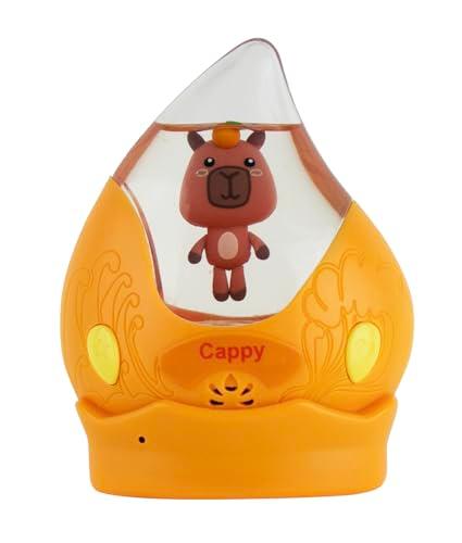 Aqua Pets Cappy – Adorable, Curious Capybara Interactive Floating Water Pet with Lights, Sounds & 3 Games – Collectible Toy for Kids Ages 6+