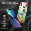 Fashion Case for iPhone 11, Cute Hummingbirds Gather Honey Shockproof Clear Design Pattern Slim Soft Protective Case
