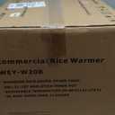 Commercial Rice Warmer(Not Rice Cooker) 55 Raw/110 CUP Portable 20L Big Food Warmer / 122- 178 Adjustable Temperature/ 130W/ Non-stick Inner Pot