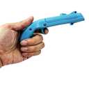 4-Pack Gun Bottle Opener Set Fun & Creative Shooter for Beer & Soda Party & Bar Tool Includes Red Blue Black Gray Colors