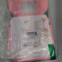 RomanticBaking 3 " x 3 " x 1 " 50PCS Chocolate Truffle Boxes for 4Cookies Boxes Soap Boxes Donut Boxes Macaron Boxes Mini Bakery Boxes with Window Brownie Box (Pink)