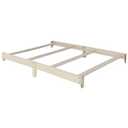 Dream On Me Universal Crib to Full Size Bed Conversion Kit, Solid Wood Bed Rails for Select Convertible Cribs, Strong & Stable Support, Wire Brushed Finish