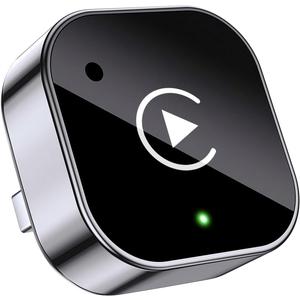 2025 Upgraded Wireless CarPlay Adapter& Android Auto Adapter, Mini&Stable CarPlay Wireless Dongle for iOS 10 Android 11 and Above(Black)