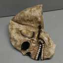 Halloween Skull Mask with Moving Jaw, Latex Human Skeleton Mask for Party Cosplay Props