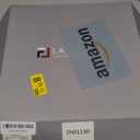 Lafocuse 12 Inch Silent White Wall Clocks for Kitchen Living Room Decor, Wooden Rustic Wall Clock Battery Operated, Decorative Farmhouse Clock